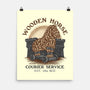 Wooden Horse Courier Service-None-Matte-Poster-glitchygorilla