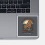 Wooden Horse Courier Service-None-Glossy-Sticker-glitchygorilla