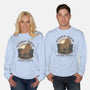 Wooden Horse Courier Service-Unisex-Crew Neck-Sweatshirt-glitchygorilla