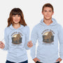 Wooden Horse Courier Service-Unisex-Pullover-Sweatshirt-glitchygorilla