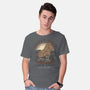 Wooden Horse Courier Service-Mens-Basic-Tee-glitchygorilla