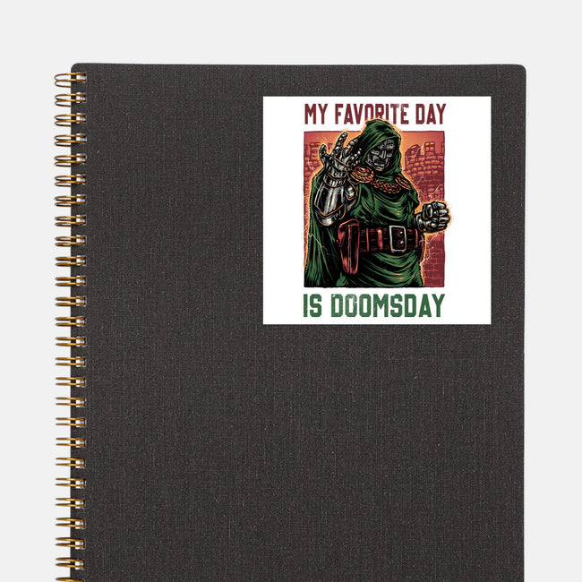 My Favorite Day Is Doomsday-None-Glossy-Sticker-glitchygorilla