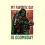 My Favorite Day Is Doomsday-Unisex-Basic-Tank-glitchygorilla