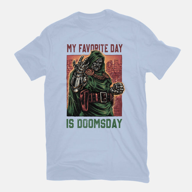 My Favorite Day Is Doomsday-Unisex-Basic-Tee-glitchygorilla