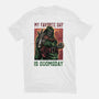 My Favorite Day Is Doomsday-Womens-Basic-Tee-glitchygorilla