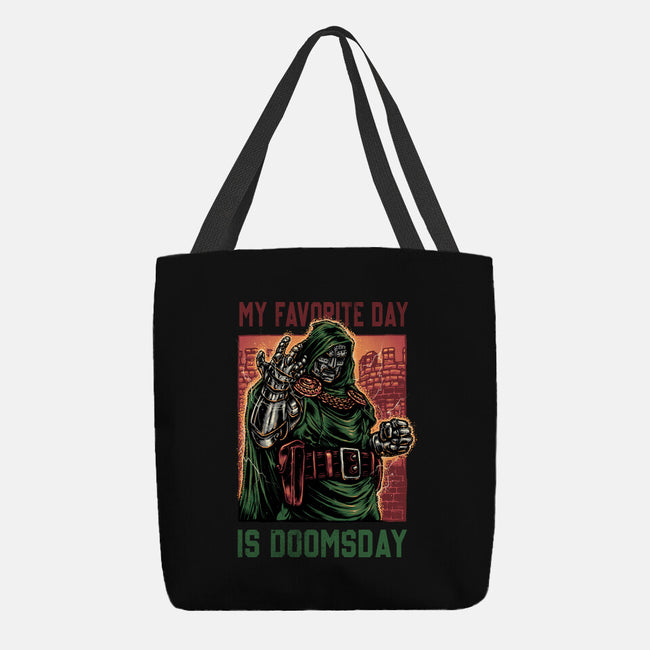 My Favorite Day Is Doomsday-None-Basic Tote-Bag-glitchygorilla