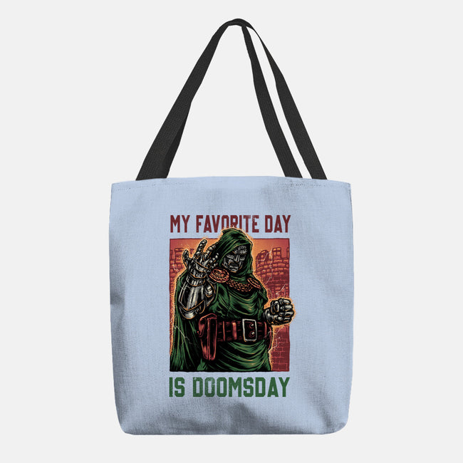 My Favorite Day Is Doomsday-None-Basic Tote-Bag-glitchygorilla