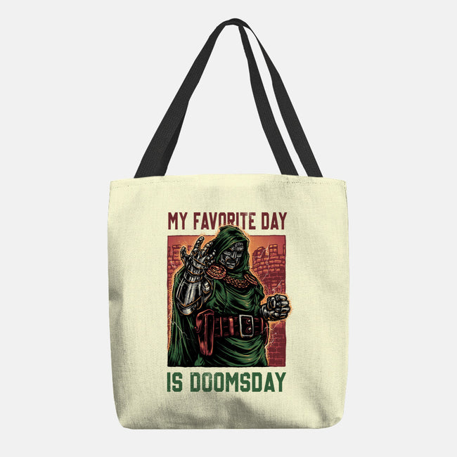 My Favorite Day Is Doomsday-None-Basic Tote-Bag-glitchygorilla