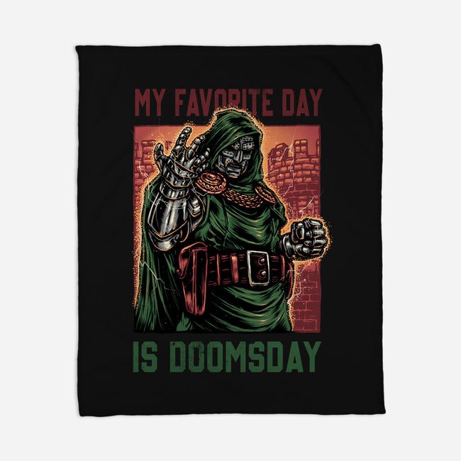 My Favorite Day Is Doomsday-None-Fleece-Blanket-glitchygorilla