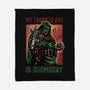 My Favorite Day Is Doomsday-None-Fleece-Blanket-glitchygorilla