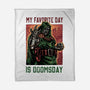 My Favorite Day Is Doomsday-None-Fleece-Blanket-glitchygorilla
