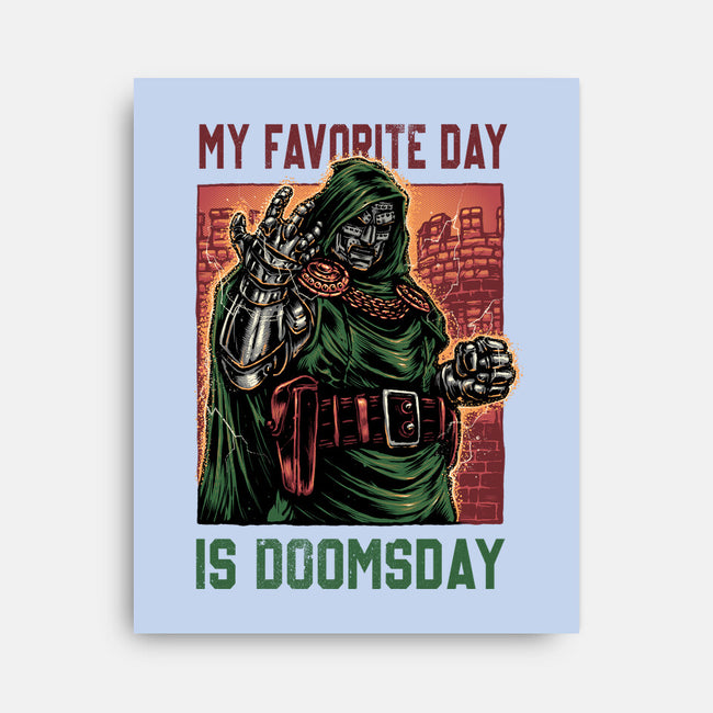 My Favorite Day Is Doomsday-None-Stretched-Canvas-glitchygorilla