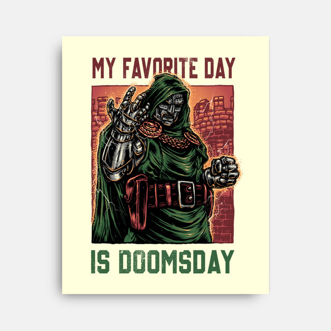 My Favorite Day Is Doomsday-None-Stretched-Canvas-glitchygorilla