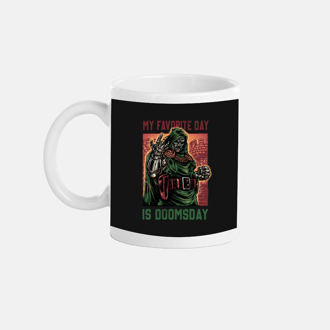 My Favorite Day Is Doomsday-None-Mug-Drinkware-glitchygorilla