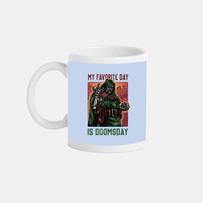 My Favorite Day Is Doomsday-None-Mug-Drinkware-glitchygorilla