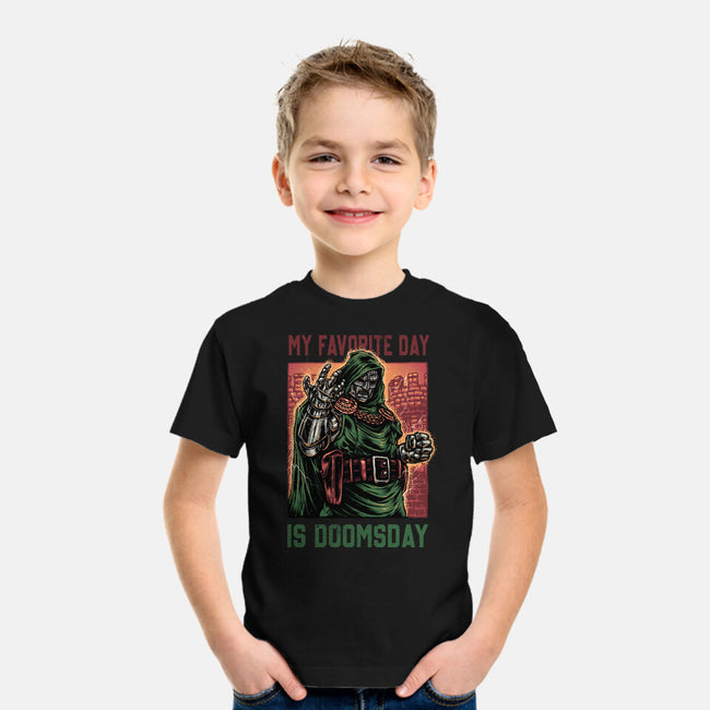 My Favorite Day Is Doomsday-Youth-Basic-Tee-glitchygorilla