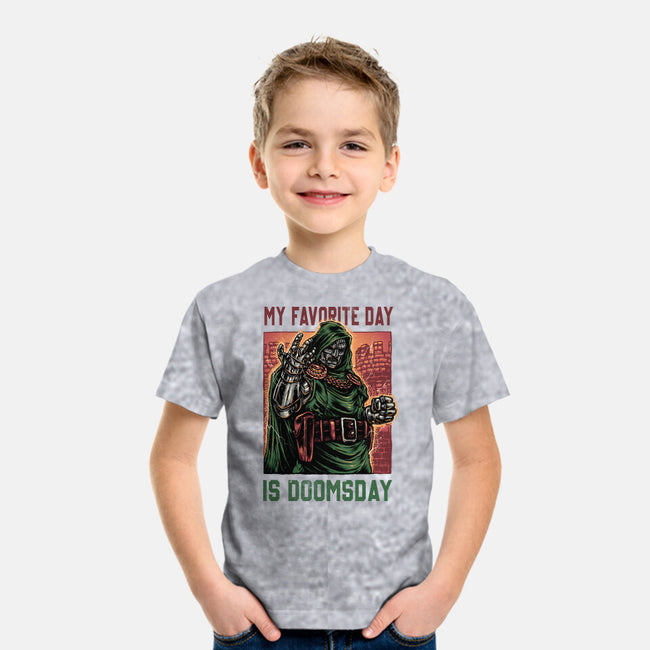 My Favorite Day Is Doomsday-Youth-Basic-Tee-glitchygorilla