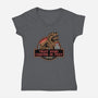 Trust Issues Started In Troy-Womens-V-Neck-Tee-glitchygorilla