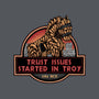 Trust Issues Started In Troy-Womens-V-Neck-Tee-glitchygorilla