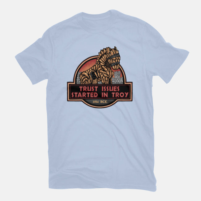 Trust Issues Started In Troy-Mens-Premium-Tee-glitchygorilla