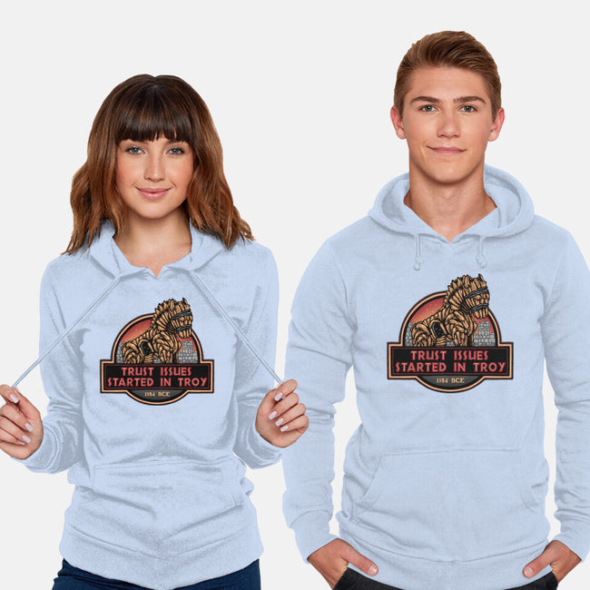 Trust Issues Started In Troy-Unisex-Pullover-Sweatshirt-glitchygorilla