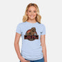 Trust Issues Started In Troy-Womens-Fitted-Tee-glitchygorilla