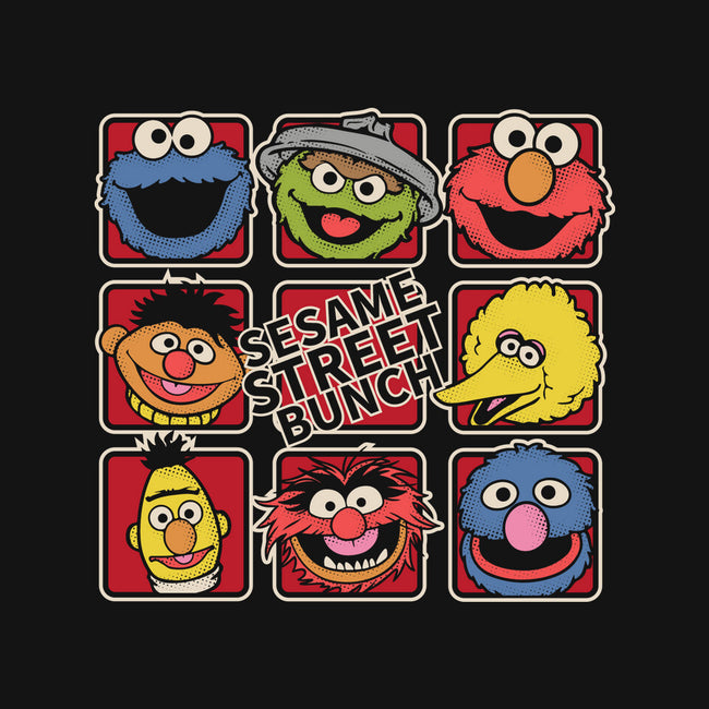 Sesame Street Bunch-None-Matte-Poster-turborat14