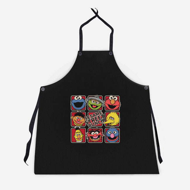 Sesame Street Bunch-Unisex-Kitchen-Apron-turborat14