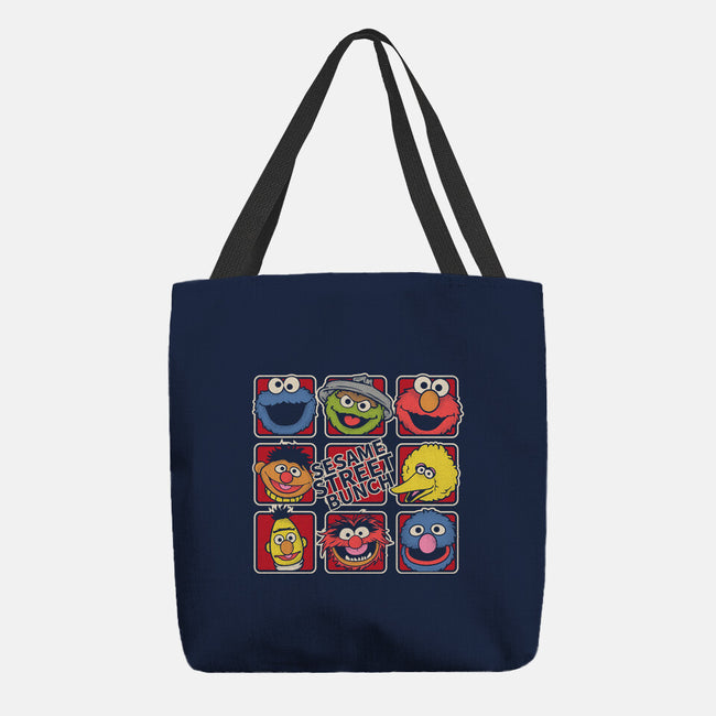 Sesame Street Bunch-None-Basic Tote-Bag-turborat14
