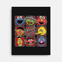 Sesame Street Bunch-None-Stretched-Canvas-turborat14