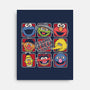 Sesame Street Bunch-None-Stretched-Canvas-turborat14
