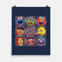 Sesame Street Bunch-None-Matte-Poster-turborat14