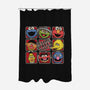 Sesame Street Bunch-None-Polyester-Shower Curtain-turborat14