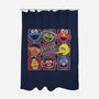 Sesame Street Bunch-None-Polyester-Shower Curtain-turborat14