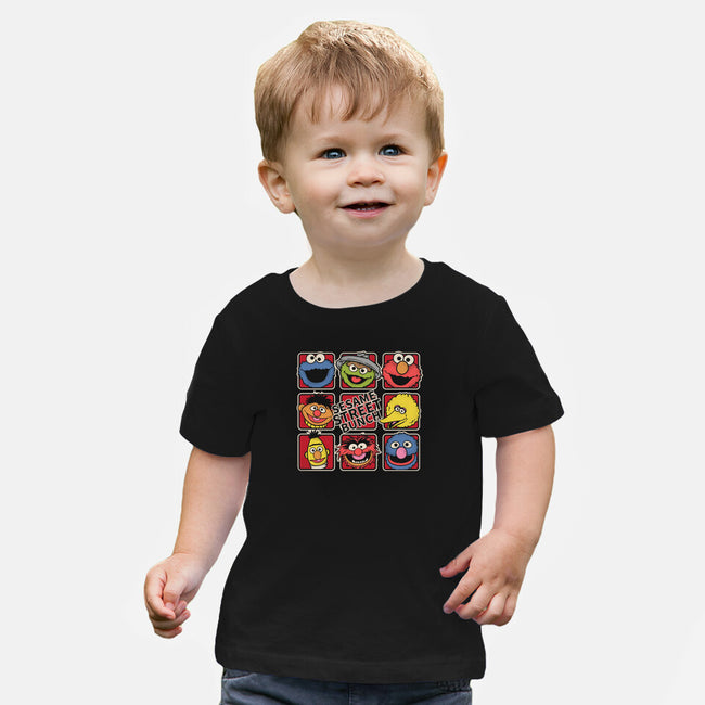 Sesame Street Bunch-Baby-Basic-Tee-turborat14