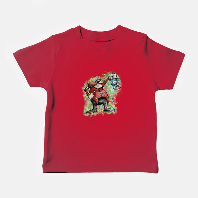 Strange Hedgehog-Baby-Basic-Tee-nickzzarto