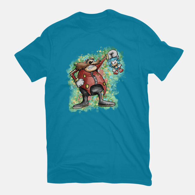 Strange Hedgehog-Mens-Heavyweight-Tee-nickzzarto