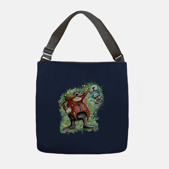 Strange Hedgehog-None-Adjustable Tote-Bag-nickzzarto
