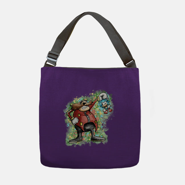 Strange Hedgehog-None-Adjustable Tote-Bag-nickzzarto