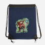 Strange Hedgehog-None-Drawstring-Bag-nickzzarto