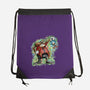 Strange Hedgehog-None-Drawstring-Bag-nickzzarto