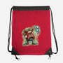 Strange Hedgehog-None-Drawstring-Bag-nickzzarto