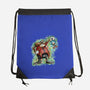Strange Hedgehog-None-Drawstring-Bag-nickzzarto