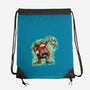 Strange Hedgehog-None-Drawstring-Bag-nickzzarto
