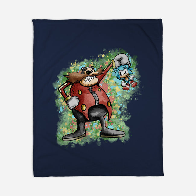 Strange Hedgehog-None-Fleece-Blanket-nickzzarto