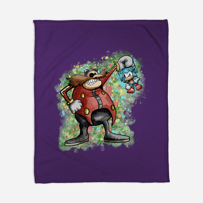 Strange Hedgehog-None-Fleece-Blanket-nickzzarto