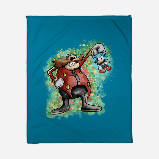 Strange Hedgehog-None-Fleece-Blanket-nickzzarto