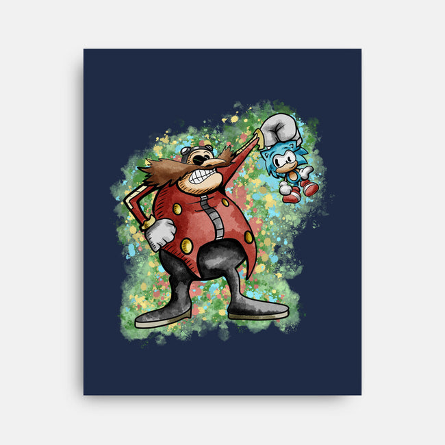 Strange Hedgehog-None-Stretched-Canvas-nickzzarto