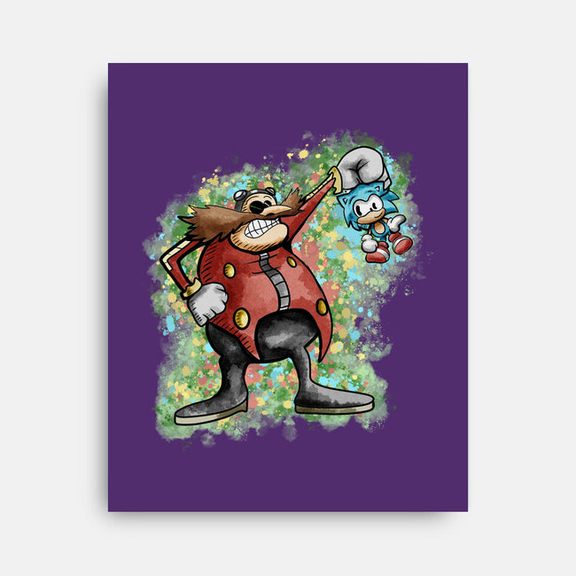 Strange Hedgehog-None-Stretched-Canvas-nickzzarto