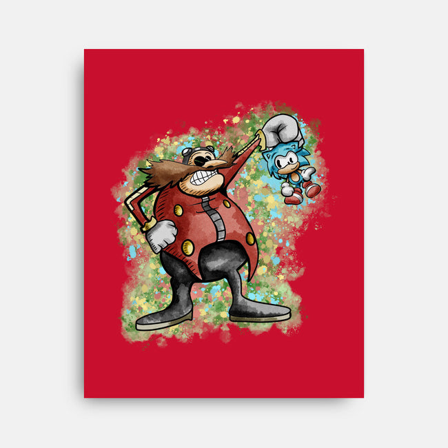 Strange Hedgehog-None-Stretched-Canvas-nickzzarto